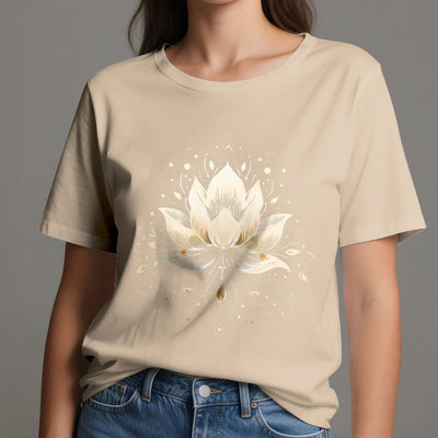 Olivenorma Blossoming Lotus Pure Cotton T-Shirt - image 11