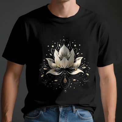 Olivenorma Blossoming Lotus Pure Cotton T-Shirt - image 4