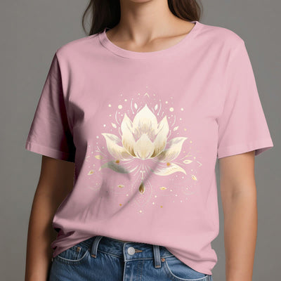 Olivenorma Blossoming Lotus Pure Cotton T-Shirt - image 15