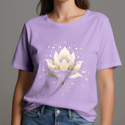 Olivenorma Blossoming Lotus Pure Cotton T-Shirt - image 17