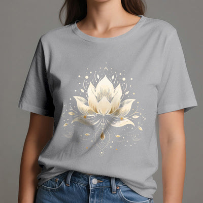 Olivenorma Blossoming Lotus Pure Cotton T-Shirt - image 9