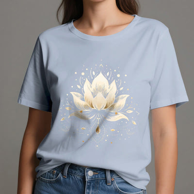 Olivenorma Blossoming Lotus Pure Cotton T-Shirt - image 13