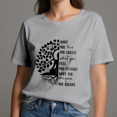 Olivenorma Tree of Life Yoga Meditation Cotton T-Shirt - image 11
