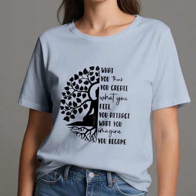 Olivenorma Tree of Life Yoga Meditation Cotton T-Shirt - image 15