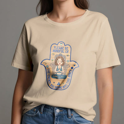 Olivenorma Hamsa Hand Meditation Protection Spiritual T-Shirt - image 11