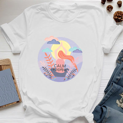 Olivenorma Calm Mama Print Yoga T-Shirt