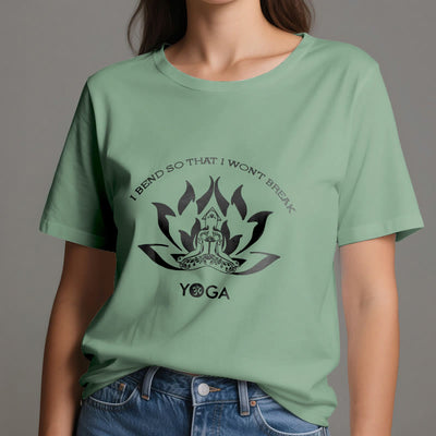 Olivenorma "I Bend So That I Won't Break" Yoga T-Shirt