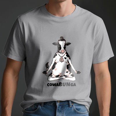 Olivenorma "Cowabunga" Yoga Cow T-Shirt