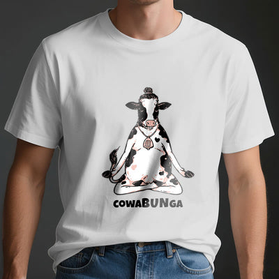 Olivenorma "Cowabunga" Yoga Cow T-Shirt