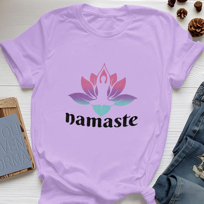 Olivenorma Namaste Lotus Mindful Cotton T-Shirt