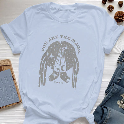 Olivenorma "Tune in You Are The Mageic" Yoga Boxy T-Shirt