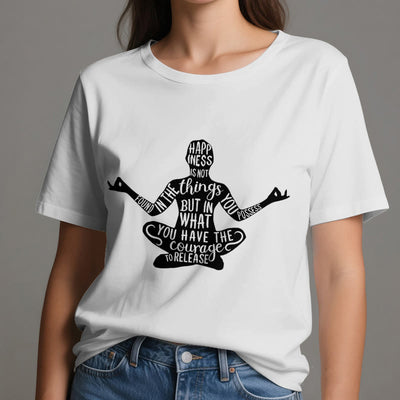 Olivenorma Meditation Tee Cotton Spiritual Yoga T-Shirt - image 7