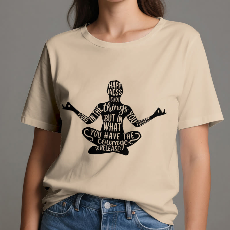 Olivenorma Meditation Tee Cotton Spiritual Yoga T-Shirt - image 13