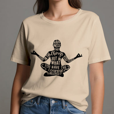 Olivenorma Meditation Tee Cotton Spiritual Yoga T-Shirt - image 13