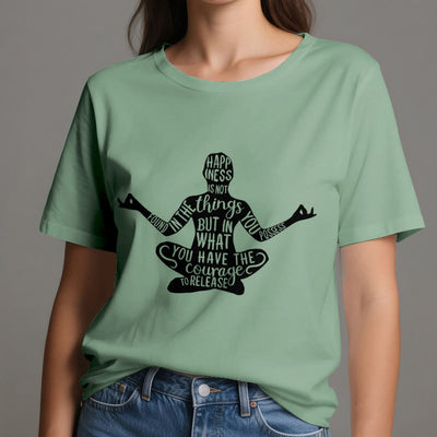 Olivenorma Meditation Tee Cotton Spiritual Yoga T-Shirt - image 19