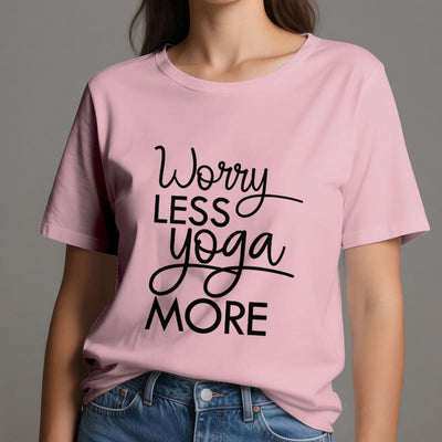 Olivenorma "WORRY LESS, YOGA MORE" YOGA Lover Tee Meditation T-Shirt - image 15