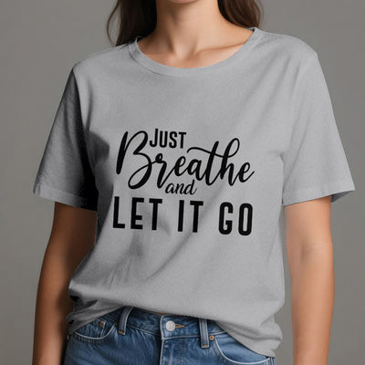 Olivenorma "JUST BREATHE AND LET IT GO" Spiritual Tee T-Shirt - image 11