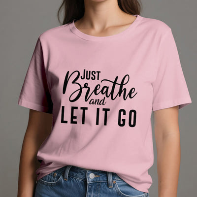 Olivenorma "JUST BREATHE AND LET IT GO" Spiritual Tee T-Shirt - image 15