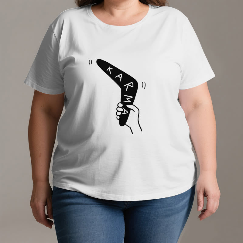 Olivenorma "KARMA" Funny Yoga Work Out Fitness T-Shirt - image 3
