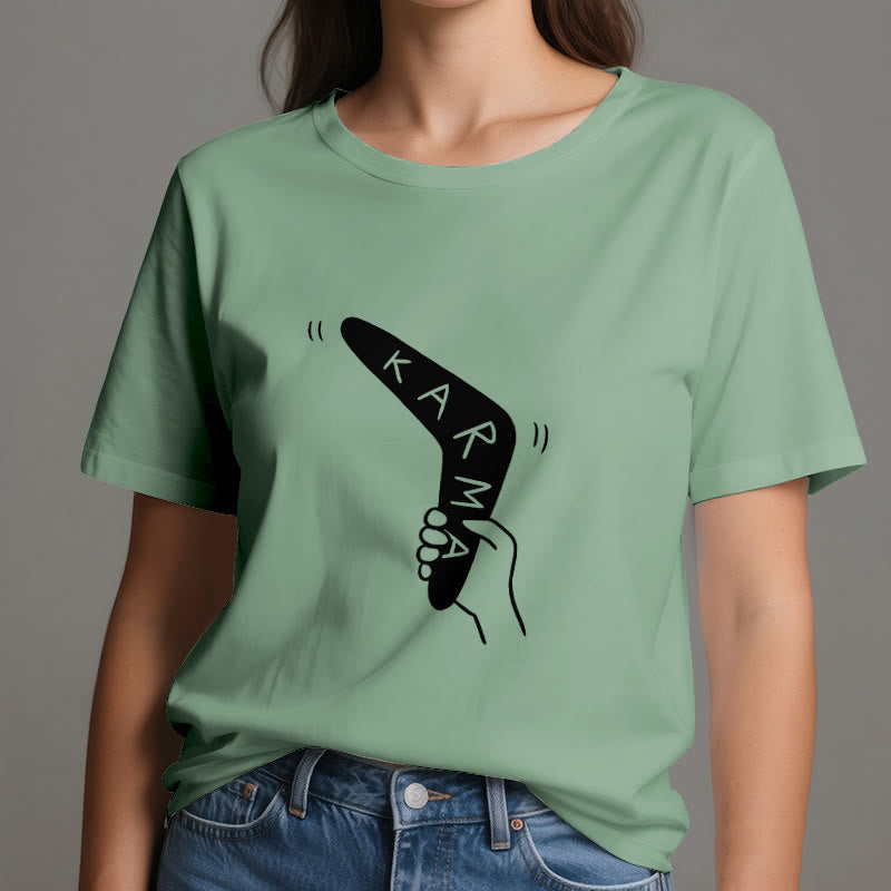 Olivenorma "KARMA" Funny Yoga Work Out Fitness T-Shirt - image 19