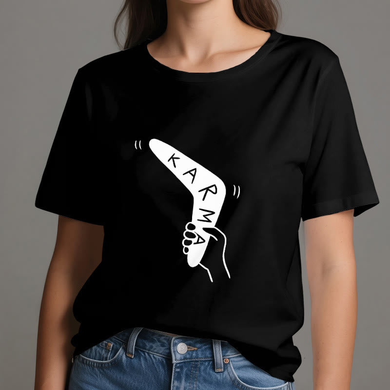 Olivenorma "KARMA" Funny Yoga Work Out Fitness T-Shirt - image 7