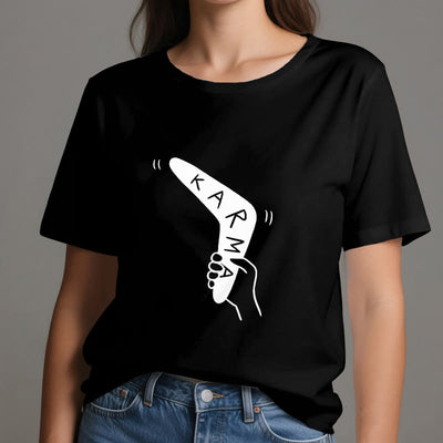 Olivenorma "KARMA" Funny Yoga Work Out Fitness T-Shirt - image 7