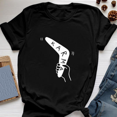 Olivenorma "KARMA" Funny Yoga Work Out Fitness T-Shirt - Black - 2XL - image 6