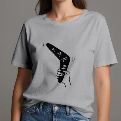 Olivenorma "KARMA" Funny Yoga Work Out Fitness T-Shirt - image 9