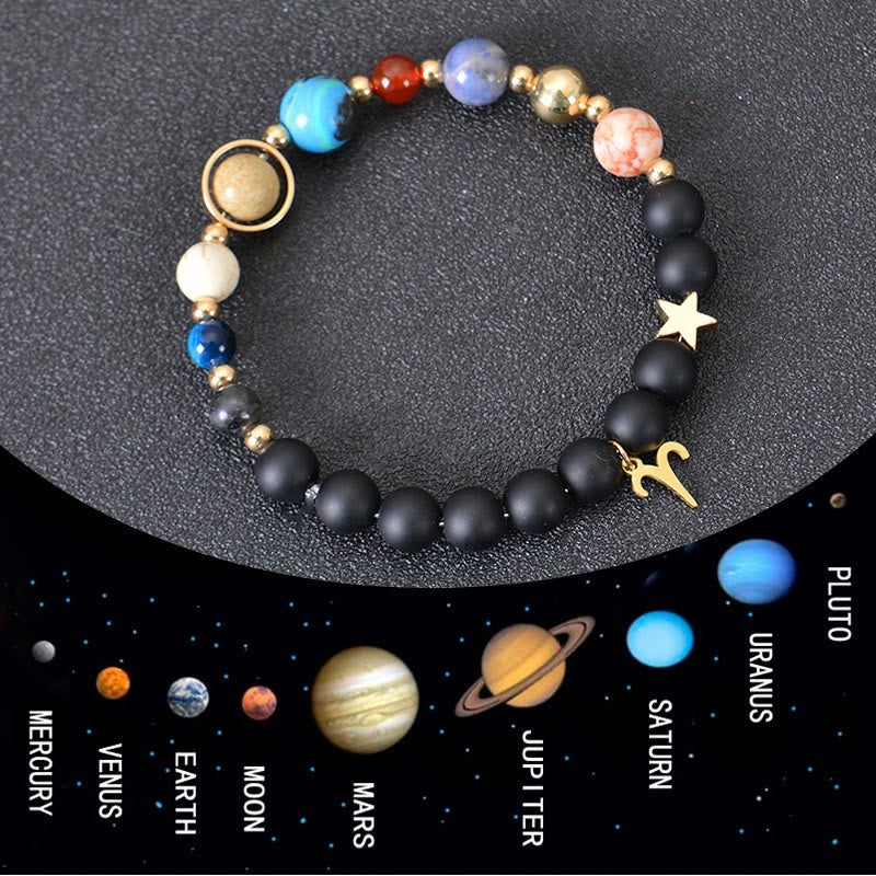 Olivenorma Twelve Constellations Eight Planets Gemstone Bracelet - image 1