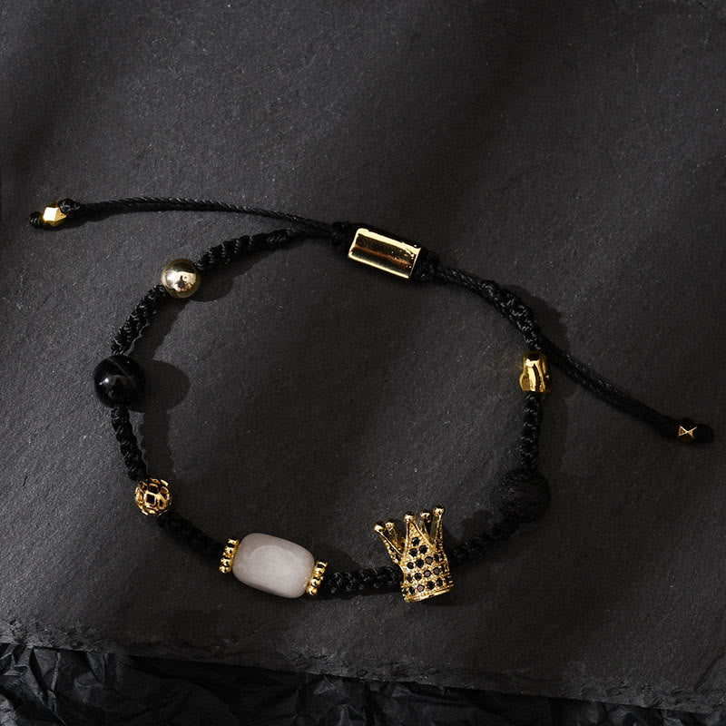 Olivenorma Healing Gemstone Adjustable Braided Bracelet - image 18