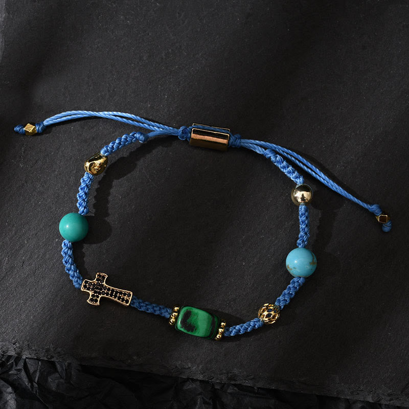 Olivenorma Healing Gemstone Adjustable Braided Bracelet - image 14