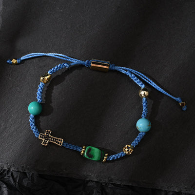 Olivenorma Healing Gemstone Adjustable Braided Bracelet - image 14
