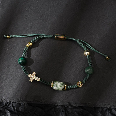 Olivenorma Healing Gemstone Adjustable Braided Bracelet - image 23