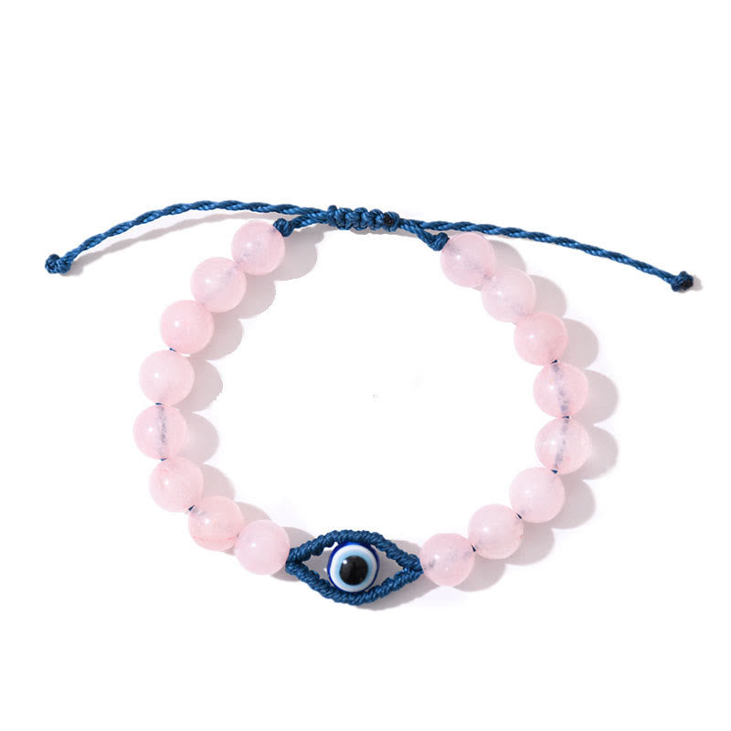 Olivenorma Evil Eye Good Luck & Protection Crystal Braided Bracelet - image 13