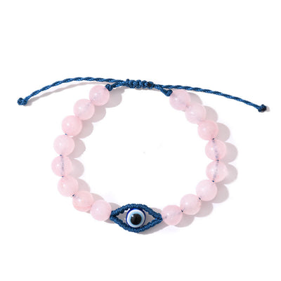 Olivenorma Evil Eye Good Luck & Protection Crystal Braided Bracelet - image 13