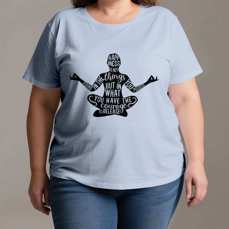 Olivenorma Meditation Tee Cotton Spiritual Yoga T-Shirt - image 3