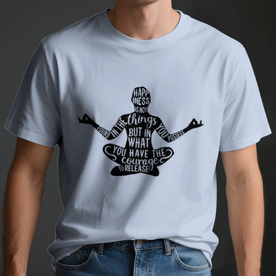 Olivenorma Meditation Tee Cotton Spiritual Yoga T-Shirt - image 4