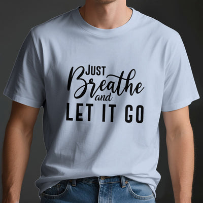 Olivenorma "JUST BREATHE AND LET IT GO" Spiritual Tee T-Shirt - image 4