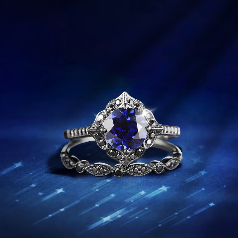 Olivenorma Lilith's Midnight Star​​ Ring - US 10 - image 1