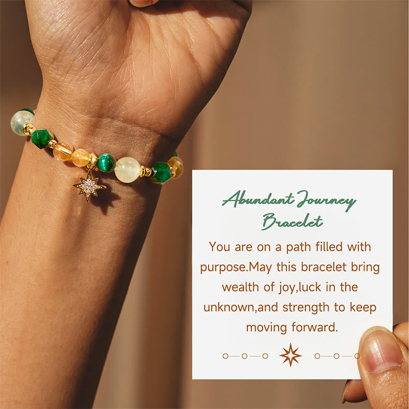 Olivenorma "Abundant Journey" Green Tiger Eye Wealth Bracelet