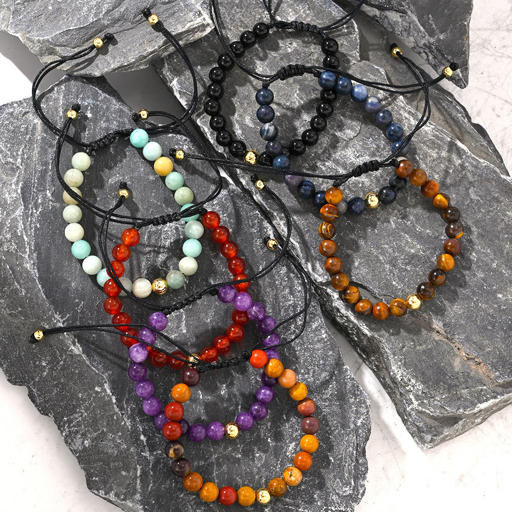 Olivenorma Natural Crystal Adjustable Beaded Braided Bracelet - image 16
