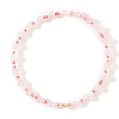 Olivenorma Mini Beads Gemstone Stretch Elastic Bracelet - image 13