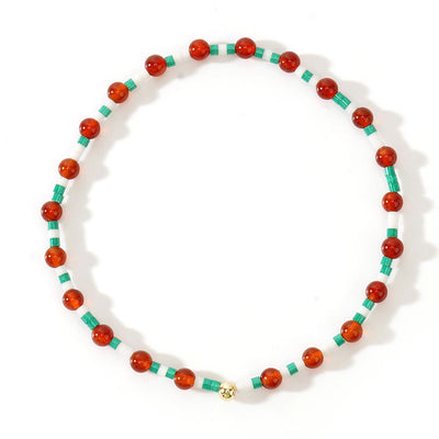 Olivenorma Mini Beads Gemstone Stretch Elastic Bracelet - image 10
