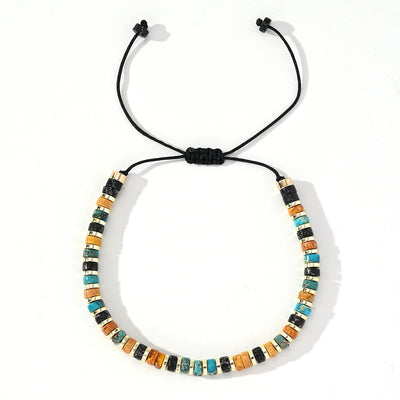 Olivenorma Mini Beaded Hematite Gemstone Trendy Beaded Bracelet - Emperor Stone+Hematite - image 12