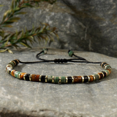 Olivenorma Mini Beaded Hematite Gemstone Trendy Beaded Bracelet - image 20