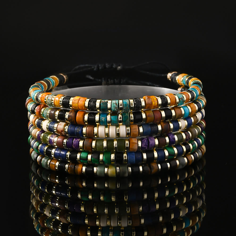 Olivenorma Mini Beaded Hematite Gemstone Trendy Beaded Bracelet - image 22