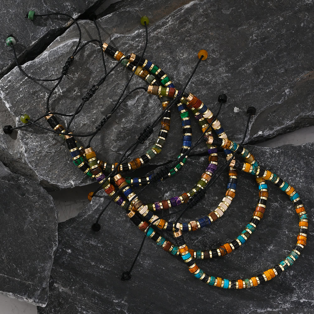 Olivenorma Mini Beaded Hematite Gemstone Trendy Beaded Bracelet - image 21