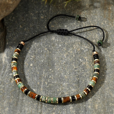 Olivenorma Mini Beaded Hematite Gemstone Trendy Beaded Bracelet - image 19