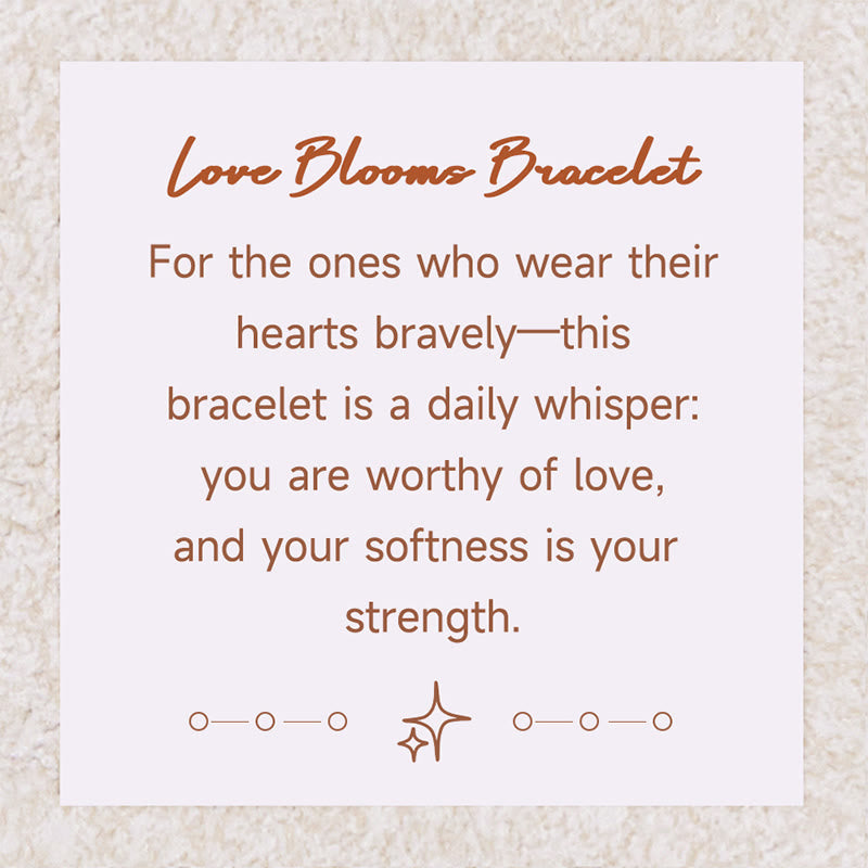 Olivenorma "Love Blooms" Rose Quartz & Strawberry Quartz Bracelet