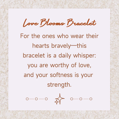 Olivenorma "Love Blooms" Rose Quartz & Strawberry Quartz Bracelet